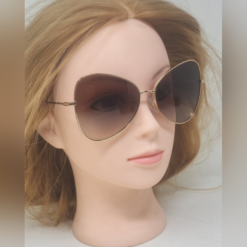 Dolce & Gabbana Sunglasses Butterfly Gold Gradient Brown DG2274 02/13 58-15-140 - Picture 13 of 16